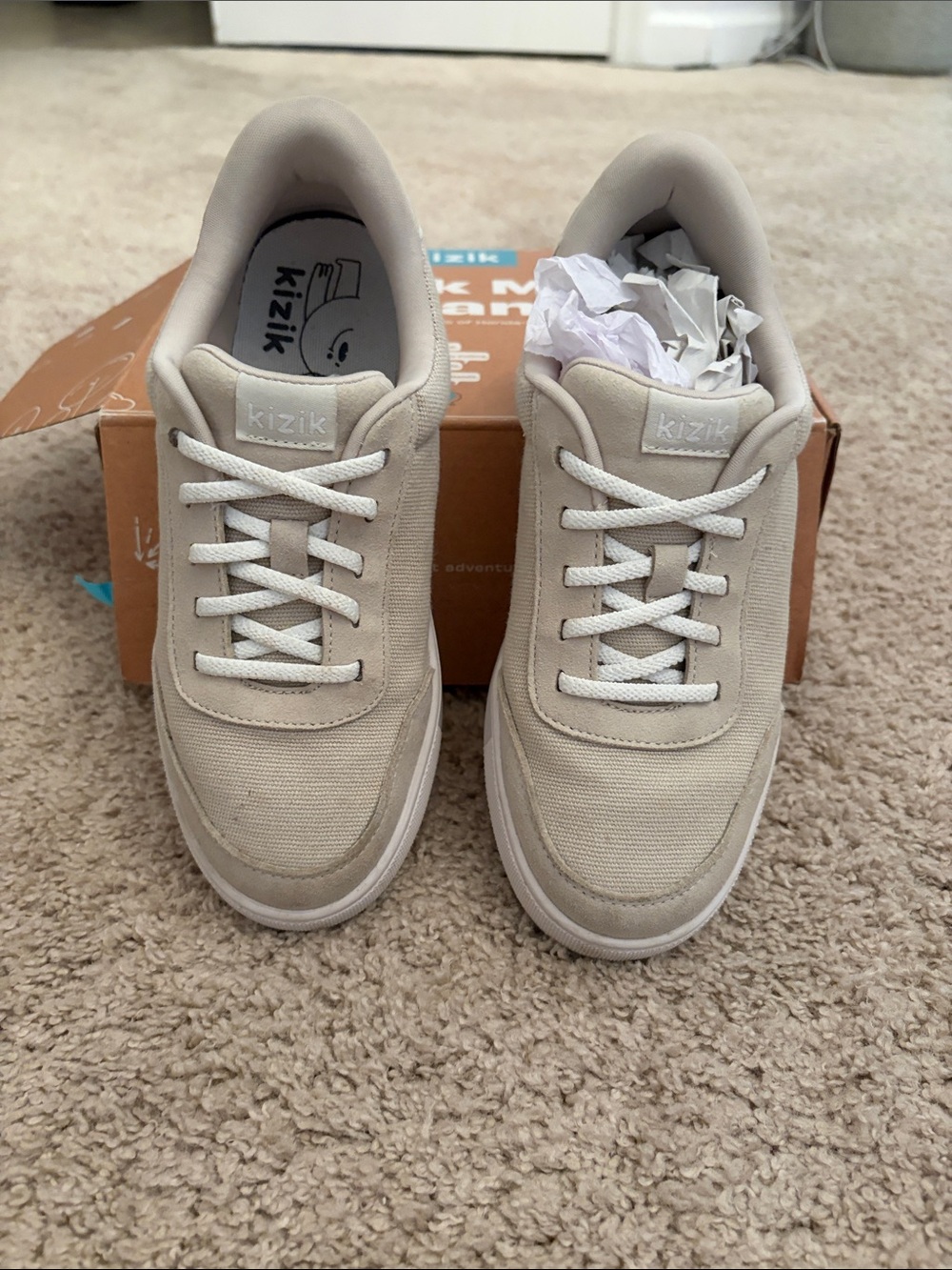 Boys Casual Sneakers in Bone Beige Make Me an Offer!